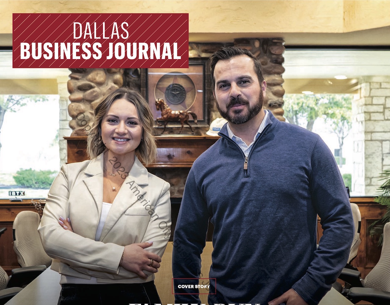Dallas Business Journal Cover Story on Kinley Construction: Family-Run Fast Growth